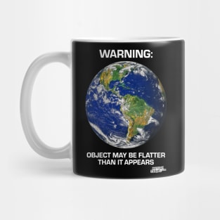 Flat Earth Society: Dark Color Mug